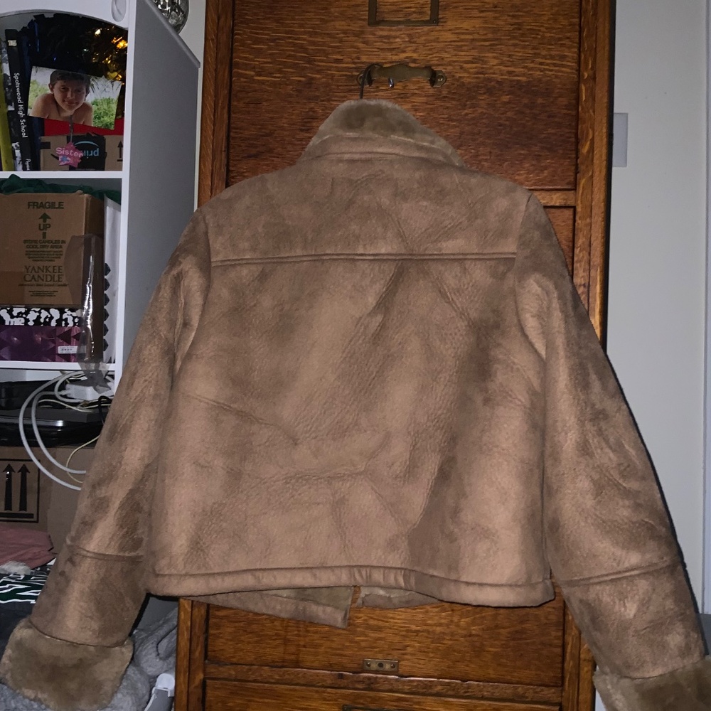 Faux suede jacket - image 2